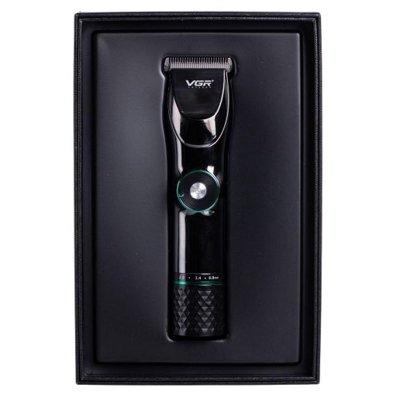 Профессиональная машинка для стрижки волос и бороды с LED-дисплеем и подставкой VGR V-256 | Зображення 6