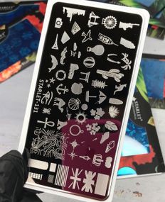 Пластина 131 для стемпинга Starlet Professional (12х6см)