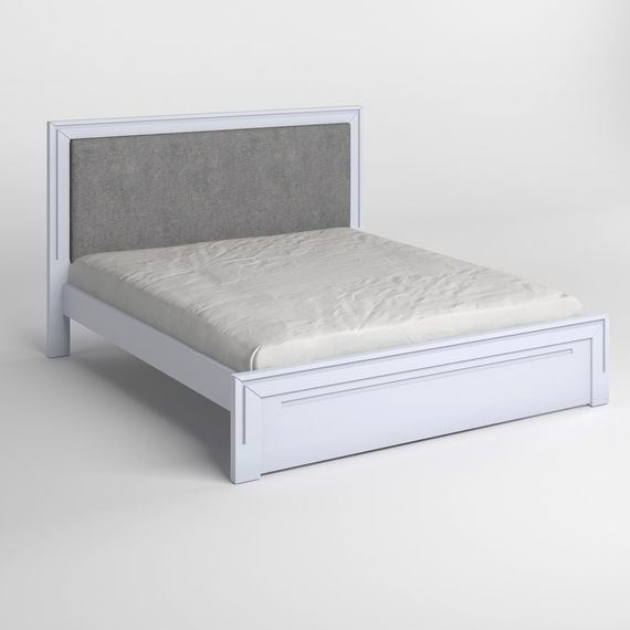 Полуторне дерев'яне ліжко Mebigrand Торонто Т4 Сіро-блакитний (S2010R80B)/Аляска 93 (сірий) 120х190 см (MBG-9137) | Зображення 1