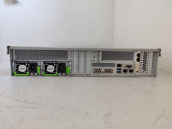 Сервер Fujitsu Primergy RX2540 M4 2U Rack / 2x Intel Xeon Silver 4110 (8 (16) ядер по 2.1 - 3.0 GHz) / 64 GB DDR4 / NO HDD (SAS) / iRMC S5 Graphics / 2x 450W б/у | Зображення 2