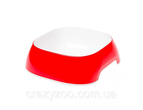 Миска для собак та котів Ferplast Glam Small пластикова червона 15x13.5x5 см 400 мл 71210022