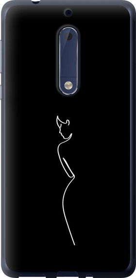 Чехол на Nokia 5 Силуэт1 "4590u-804-17620"