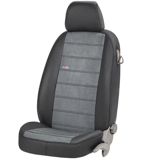 Авточохли екошкіра-2024тканина-2024антара Antara (повний салон) для Dacia Logan II 2008-2013 рр | Зображення 6