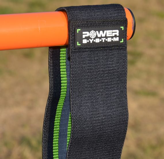 Тканева гумка для фітнесу та спорту Павер сістем PS-4092 Booty Band LVL 2 Black/Green (d_80 см. навантаження | Зображення 8