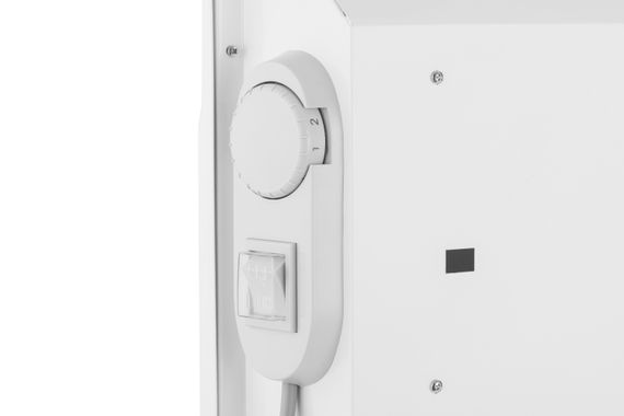 Конвектор електричний ARDESTO  CH-1000MCW, 1000 Вт, 10 м2, закритий нагрів. елемент, IP24, мех. керування, білий (CH-1000MCW) | Зображення 6