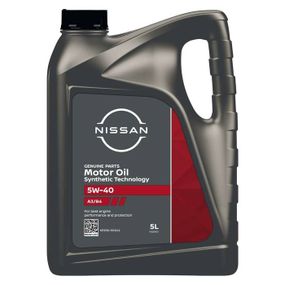 Моторна олива Nissan MOTOR OIL A3/B4 5W-40 5л.