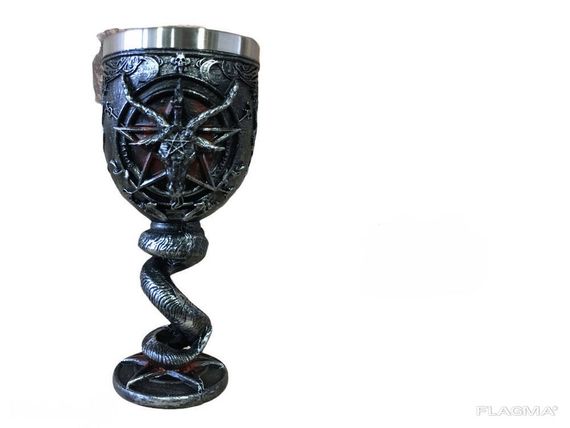 Бокал для Вина Кружка Чашка Череп Сатана Бафомет Игра Престолов Game Of Thrones Кубок... | Зображення 2