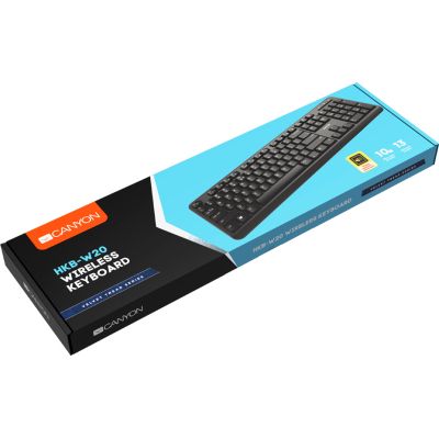 Клавіатура Canyon W20 Wireless Black (CNS-HKBW02-RU) (CNS-HKBW02-RU) | Зображення 5