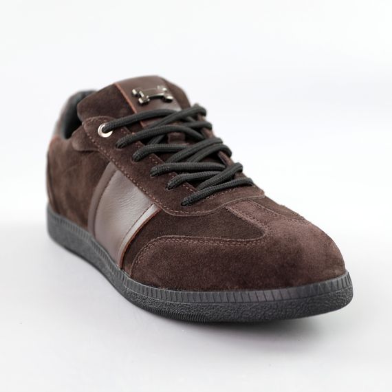 Кеди жіночі замшеві 591626 Коричневі 36 37 38 39 40 41 | Зображення 1