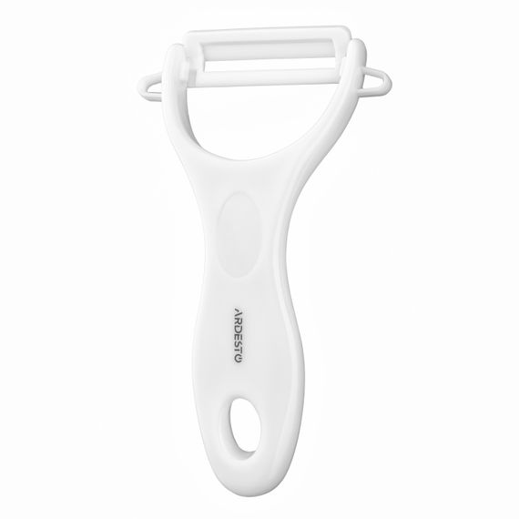 Овочечистка ARDESTO керамічна Fresh, кераміка, пластик, білий (AR8340W)