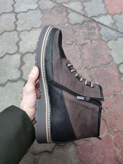 Коричневі черевики великий розмір взуття 48 | Зображення 2