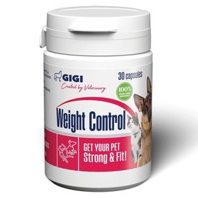 Вітаміни для контролю ваги у собак та котів GiGi Weight Control, 30 табл