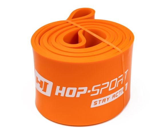 Резинка для фітнесу Hop-Sport 37-109кг HS-L083RR помаранчева | Зображення 5