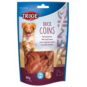 Лакомство для собак с уткой Trixie Premio Duck Coins, 80 гр