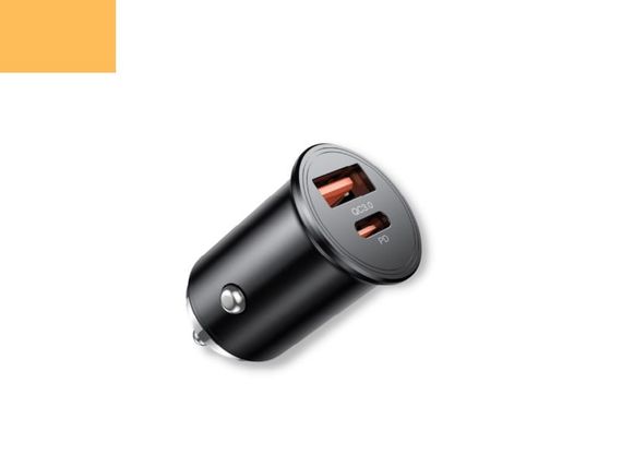 Автомобільний зарядний пристрій XPRO CC43 PD45W+QC3.0 чорний (37479-01)