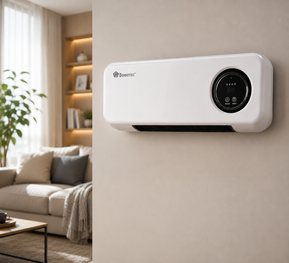 Настінний кондиціонер-обігрівач Domotec MS-5963 White 2000Вт з пультом та сушаркою | Зображення 1