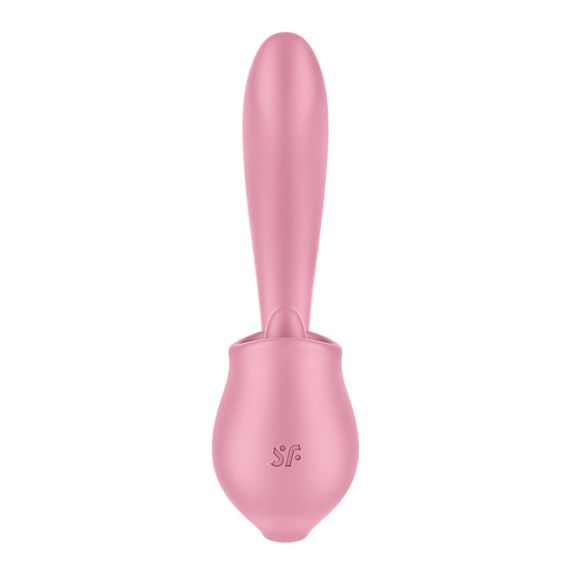 Вагінально-кліторальний вібратор Satisfyer Tongue Genius з язичком Sex Aura | Зображення 2