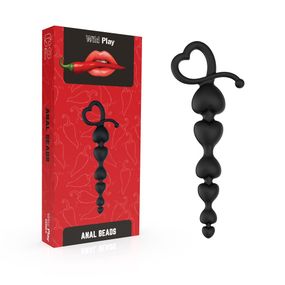 Анальний ланцюжок Wild Play Anal Beads C2, чорний