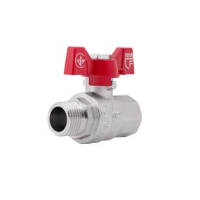 Кран кульовий SD Forte 1/2" ВЗ для води (метелик) SF607W15