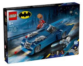 Конструктор LEGO Batman Бетмен на бетмобілі проти Харлі Квін і Містера Фріза 76274
