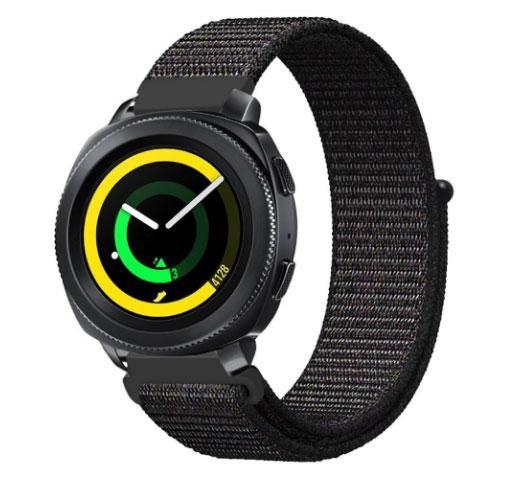 Нейлоновий ремінець Primo для годинника Samsung Gear Sport SM-R600 - Black
