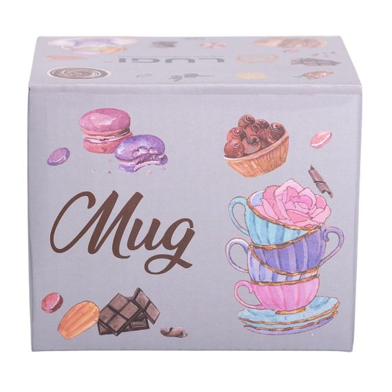 Кружка фарфоровая 400 (мл) для чая и кофе RX-N240147G | Зображення 4