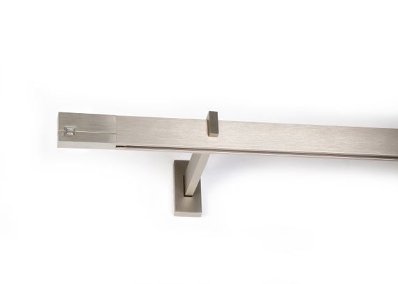 Карниз Скарлайн одинарний у складі Сталевий квадро кристал 325 см.