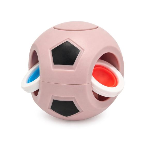 Детская антистресс-игрушка "Футбольный  мяч" AA4233(Beige) 3 элемента Pop It