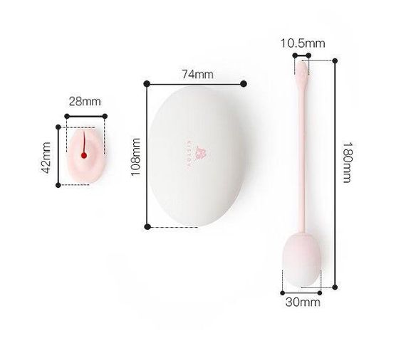 Віброяйце KISTOY Choco Pop з App-контролем та ДК, 10 режимів вібрації, водонепроникне, тихе | Зображення 3