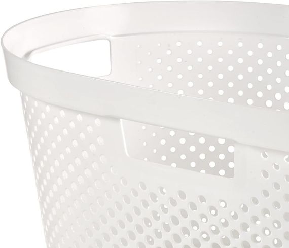 Корзина для белья пластиковая Curver Infinity 40 л 04755 белая, прочная и удобная | Зображення 2