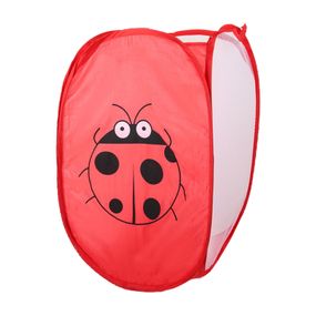 Корзина-сетка для игрушек 10-76(Red) с рисунком, 48х25 см