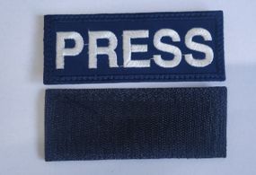 Нашивка Press, пресса патч, шеврон