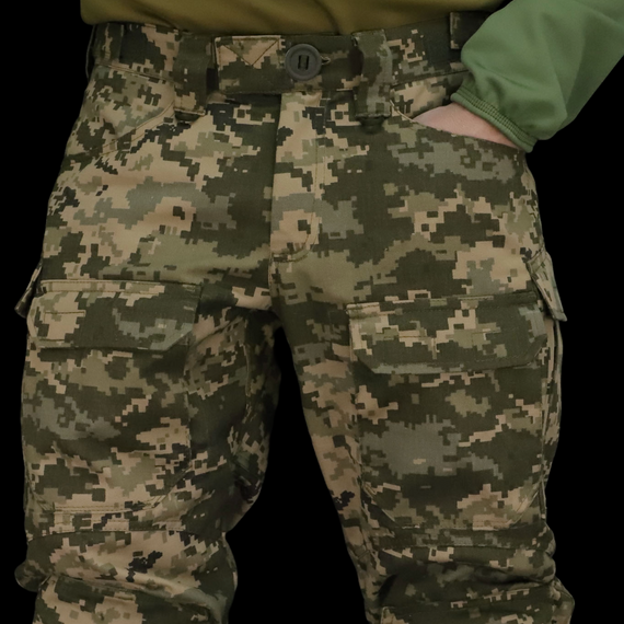 Тактичні штани PREDATOR з наколінниками, 100% бавовна, Піксель, 52/4 | Зображення 3