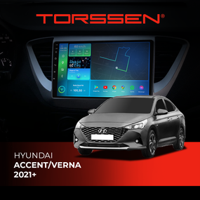 Штатна магнітола Torssen Hyundai Accent/Verna 2021+ NF9 Carplay