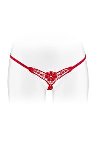 Трусики-стринги с доступом Fashion Secret DANUTA S/M/L Красные