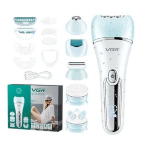 Эпилятор 6 в 1 6 насадок VGR V-733 Голубой