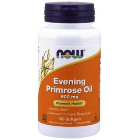 Олія вечірньої примули NOW Foods Evening Primrose Oil 500 mg 100 Softgels