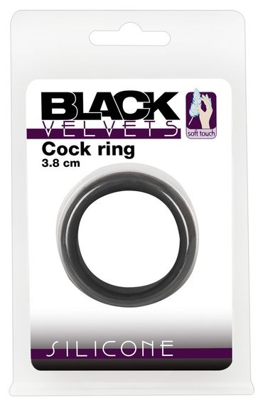 Ерекційне кільце - Black Velvets Cock Ring, 3.8 см sexstyle | Зображення 5