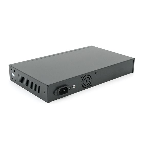 POE коммутатор гигабитный Merlion 16 POE 10/100/1000 + 2 RJ45 10/100/1000 | Зображення 1
