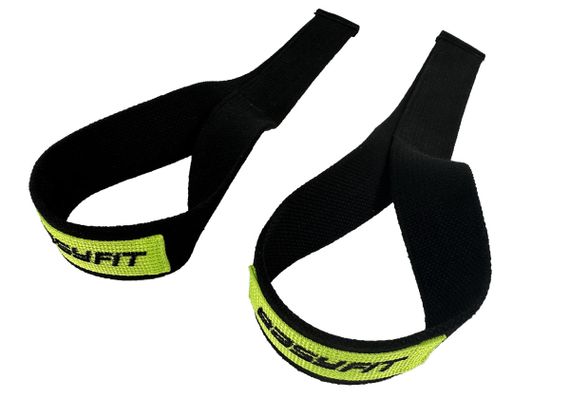 Лямки атлетичні EasyFit Delta Long для тягової тяги чорні (EF-0050) | Зображення 2