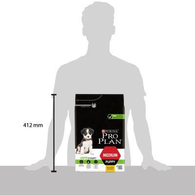 Сухой корм для собак Purina Pro Plan Dog Medium Puppy с высоким содержанием курицы 3 кг (7613035114869) | Зображення 2