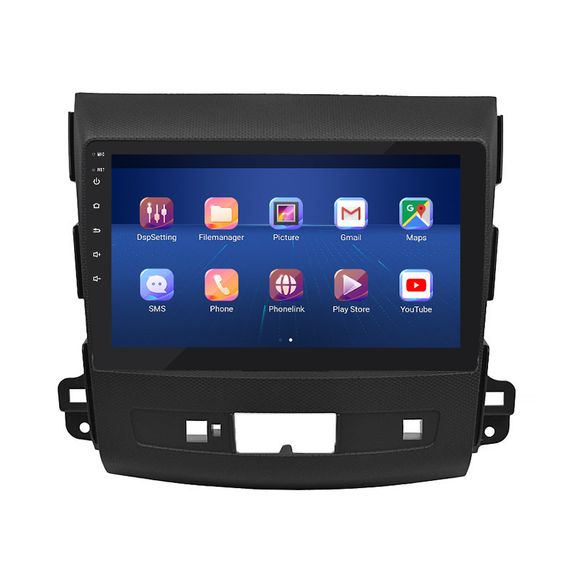 Штатная магнитола Lesko для Citroen C-Crosser  2007-2013 экран 9" 6/128Gb 4G Wi-Fi GPS Top Ситроен | Зображення 1