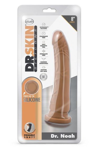 Фалоімітатор реалістичний Blush Dr. Skin Dr. Noah на присосці, бежевий sexstyle | Зображення 4
