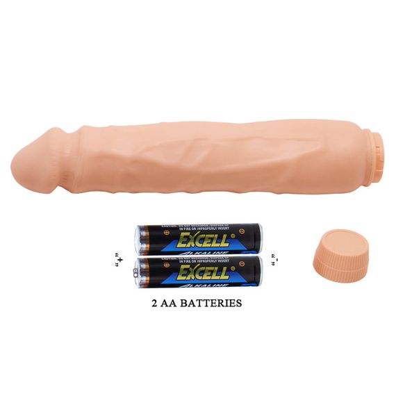 Вібратор - Barbara Jack Vibrator 10" Flesh Sex Aura | Зображення 8
