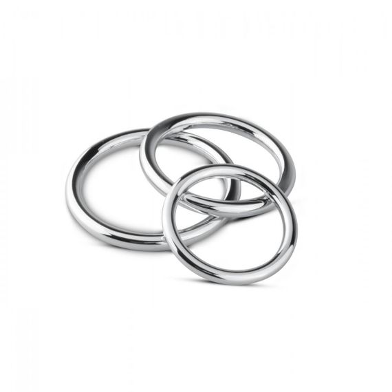 Набор эрекционных колец Sinner Gear Unbendable — Cock/Ball Ring & Glans Ring Set Sex Aura