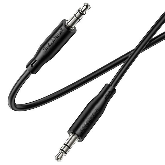 Аудио кабель Aux Borofone BL26 Standard (1m) Black | Зображення 2