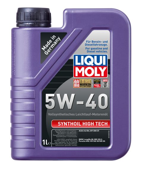 Моторна олива Liqui Moly Synthoil High Tech 5W-40 1л.