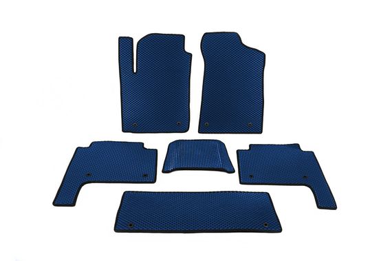 Коврики EVA 3 ряда (Синие) для Nissan Patrol Y62 2010-2024 гг