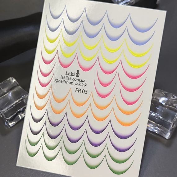 Слайдер для френча Mi FR03 на водяній основі (7x10см)