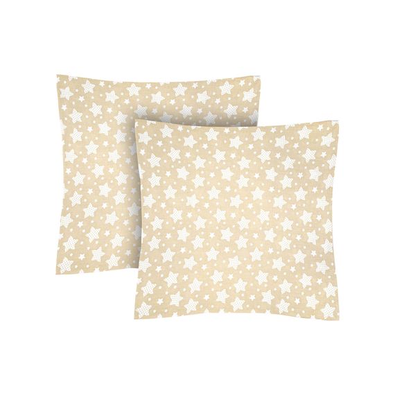 Набір наволочок Home Line 64748 Україна 70x70  Бавовна Рожевий, Бежевий